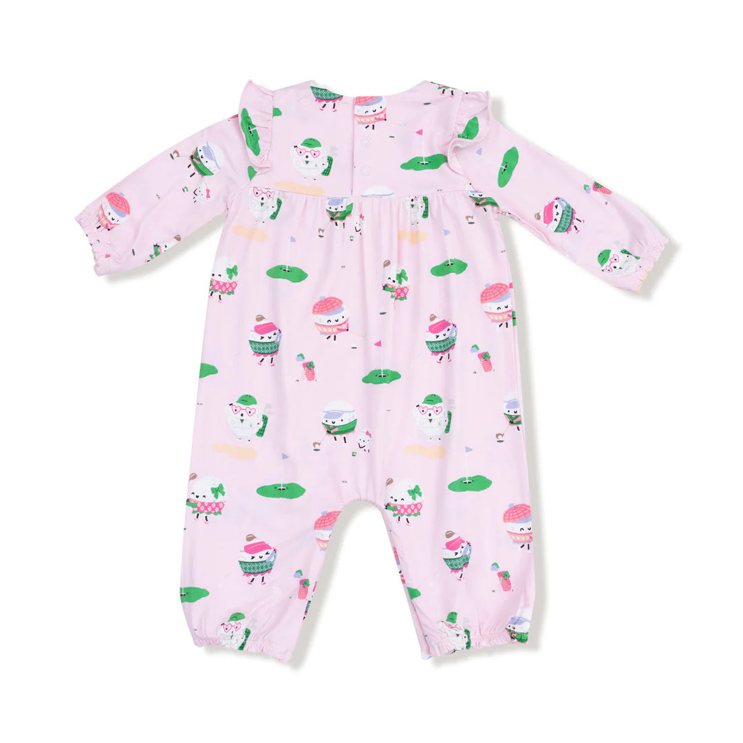 Ruffle Sleeve Romper