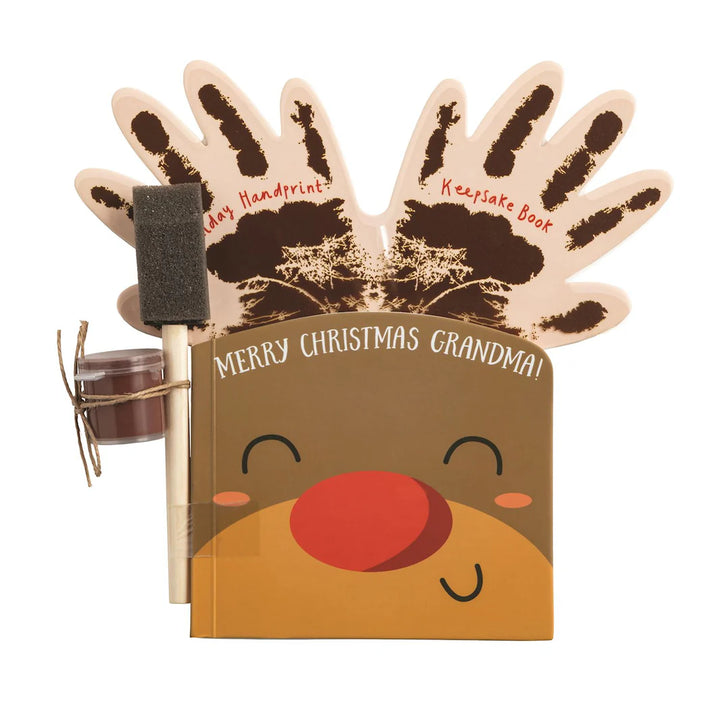 Christmas Handprint Keepsake Book for Grandma