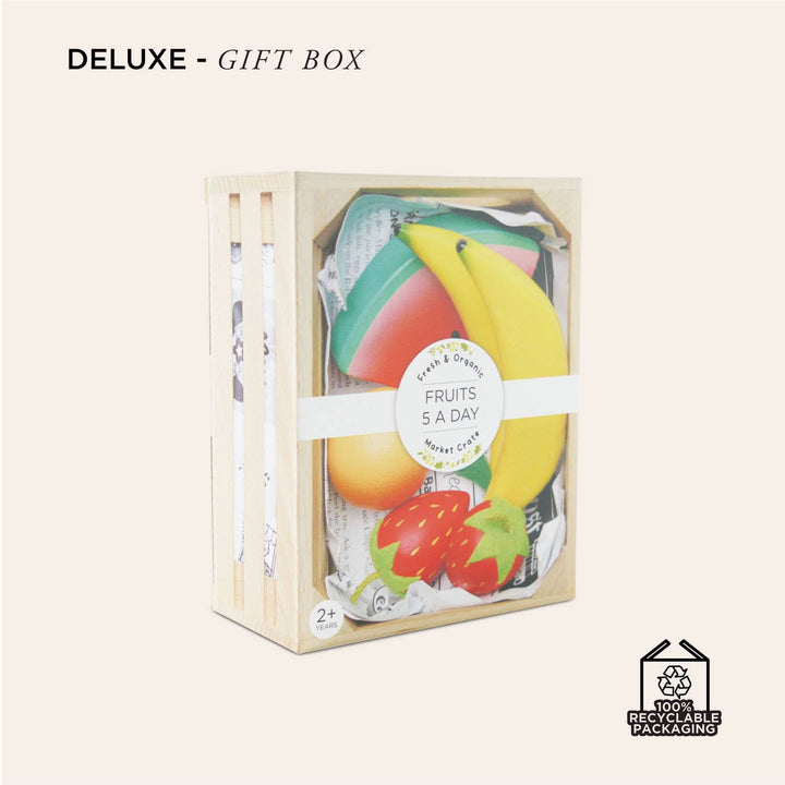 Smoothie Fruit Wooden Market Crate