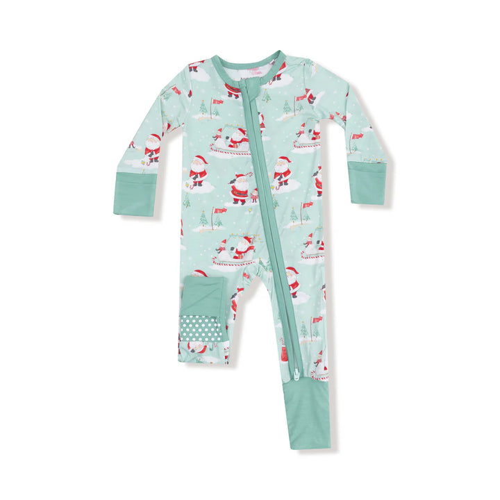 Golfing Santa and Elves  Convertible Romper