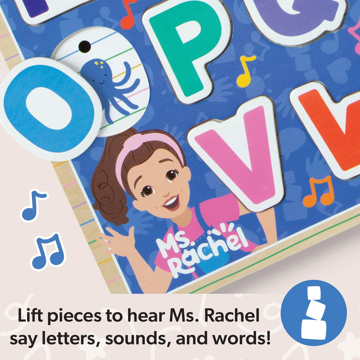 Ms. Rachel Wooden Phonics Alphabet Sound Puzzle