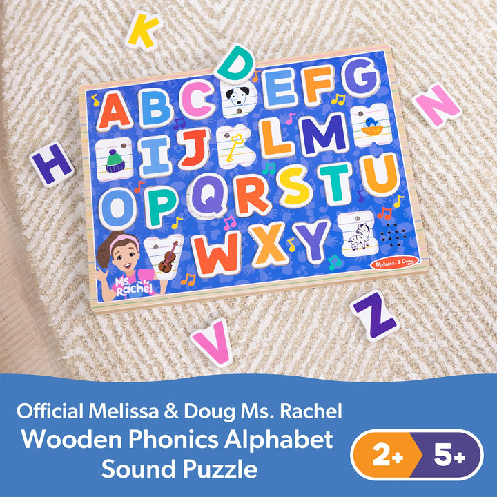 Ms. Rachel Wooden Phonics Alphabet Sound Puzzle