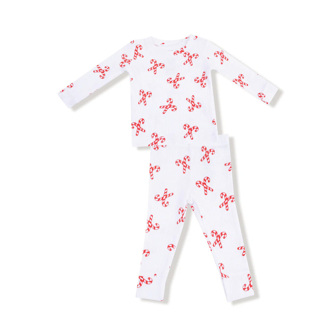 Candy Canes  Long Sleeve Loungewear Set