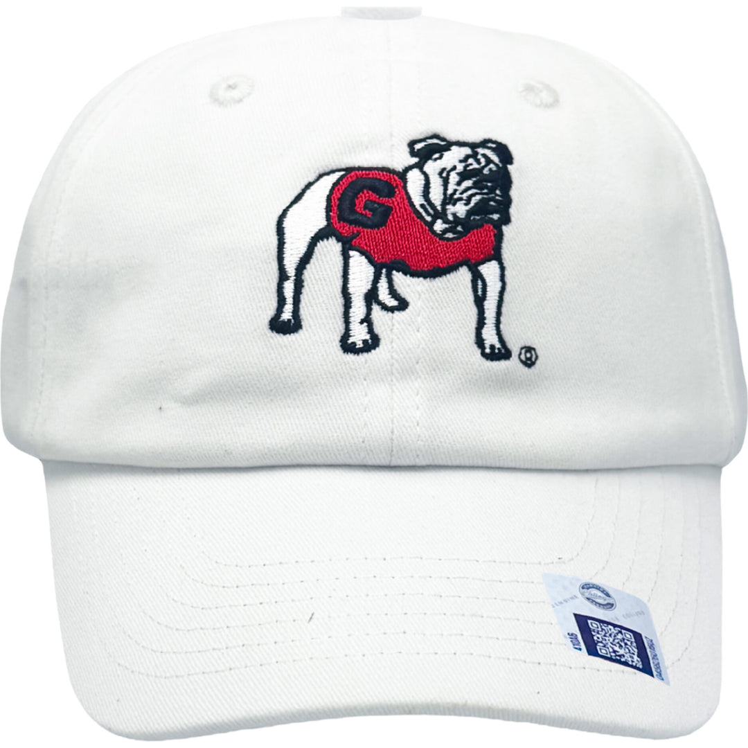 Officially Licensed Georgia Bulldogs UGA Baseball Hat, White