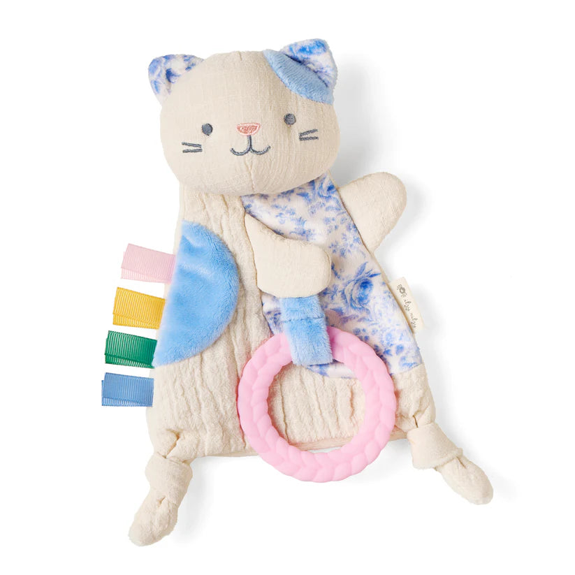 Bitzy Crinkle Kitty Teether Toy