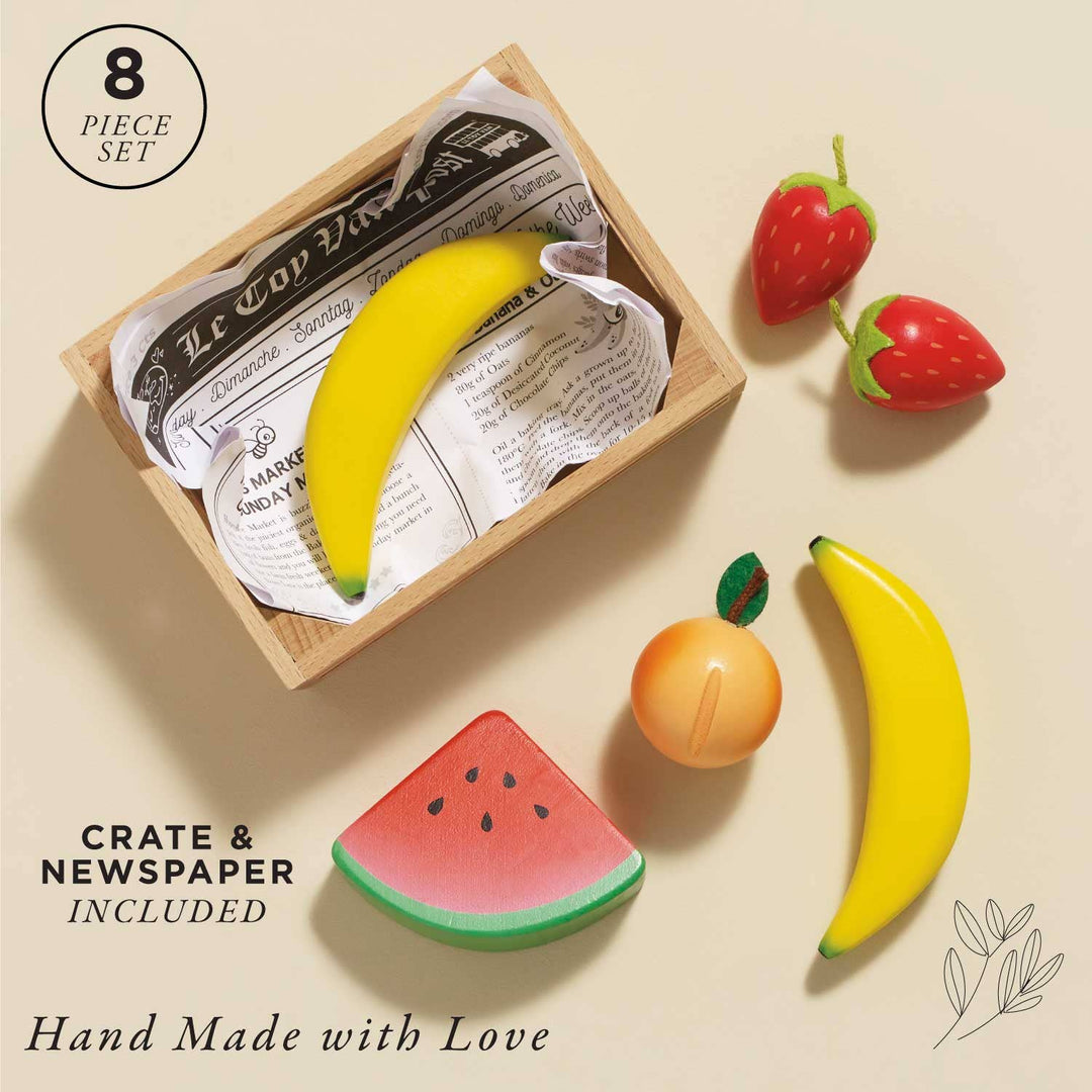 Smoothie Fruit Wooden Market Crate