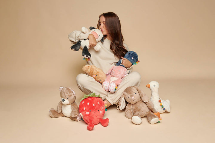 Itzy Ritzy Sweetie Snuggles™ Plush: Pink Bunny