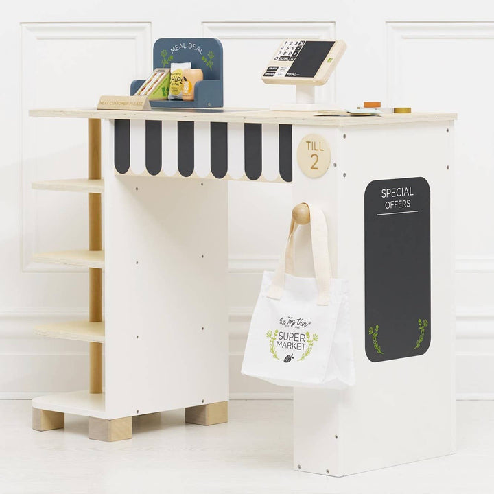 Le Toy Van Toy Supermarket Checkout & Wooden Role Play Accessories
