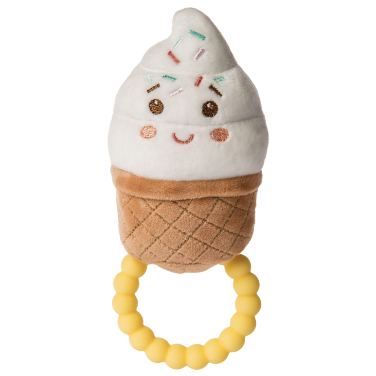 5" Sweet Soothie Ice Cream Teether Rattle