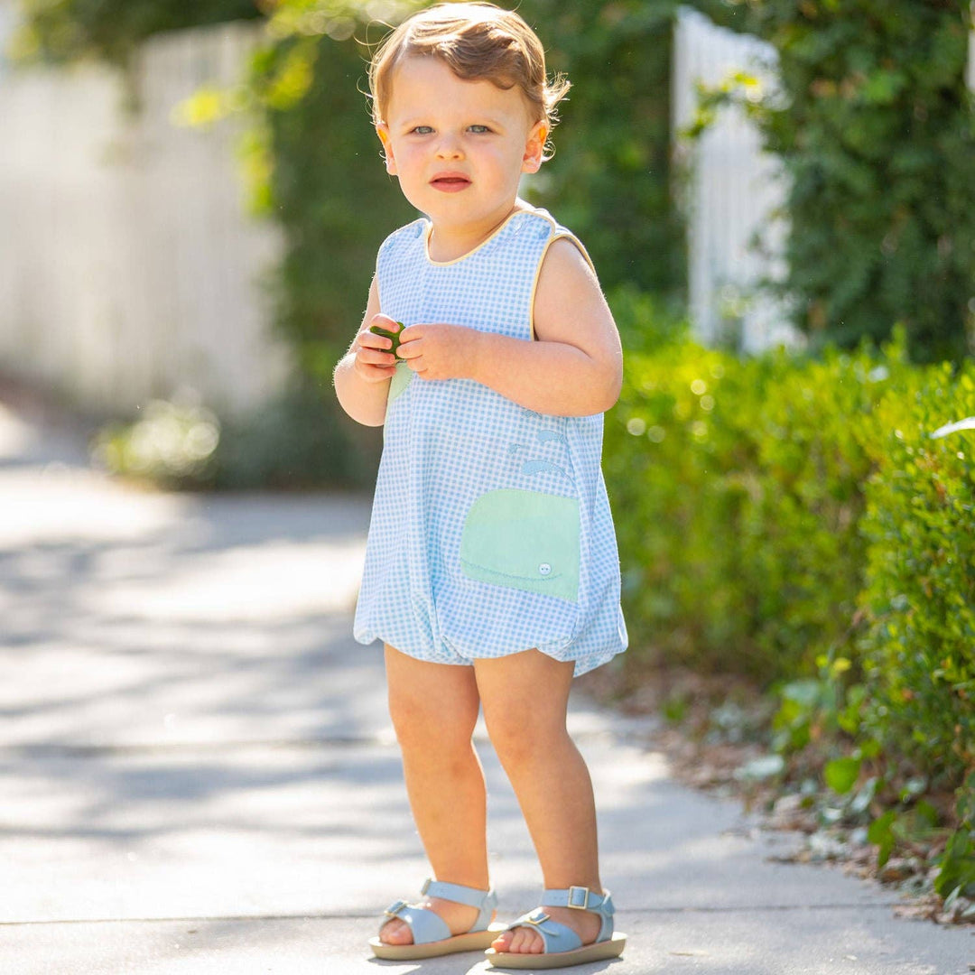 Boys Applique Bubble - Whale Watch