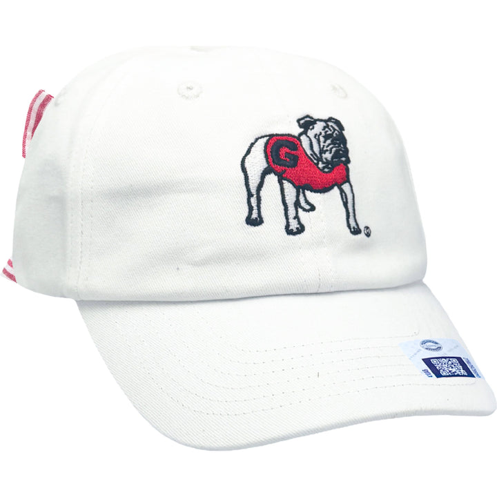 Officially Licensed Georgia Bulldogs UGA Baseball Hat, White