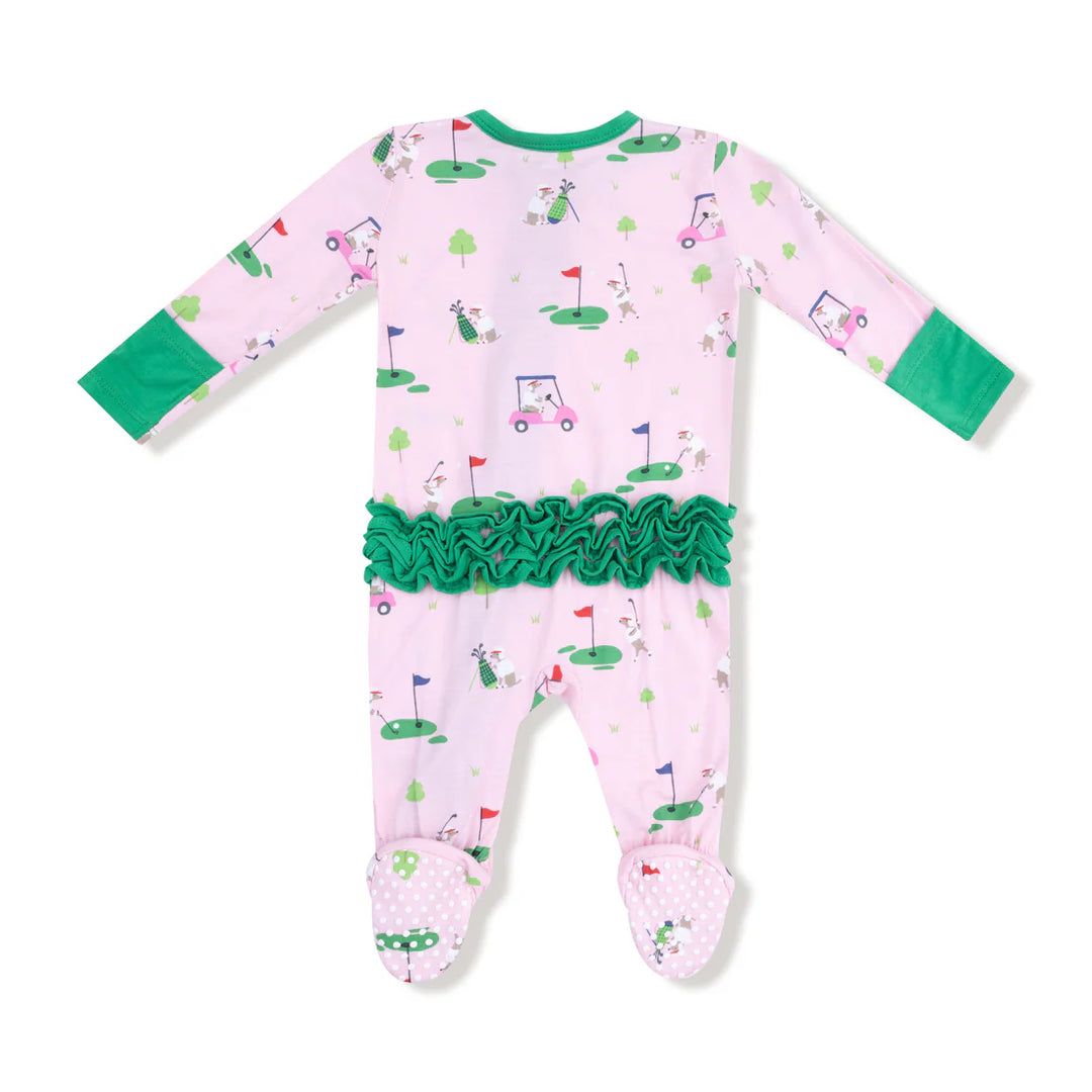 Pink Dog Gone Golf Footies