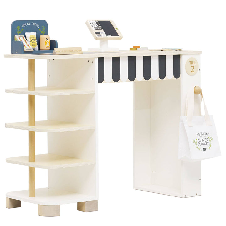 Le Toy Van Toy Supermarket Checkout & Wooden Role Play Accessories
