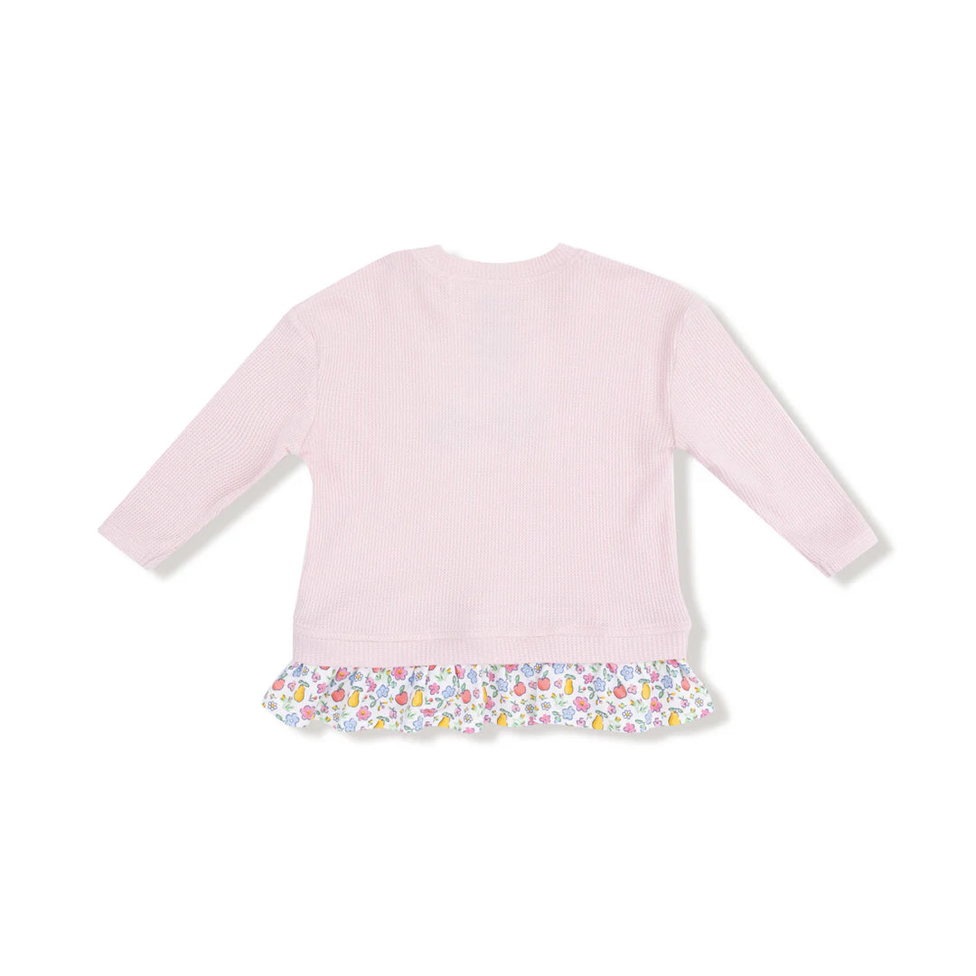 Tractor Applique Waffle Top with Bamboo Legging