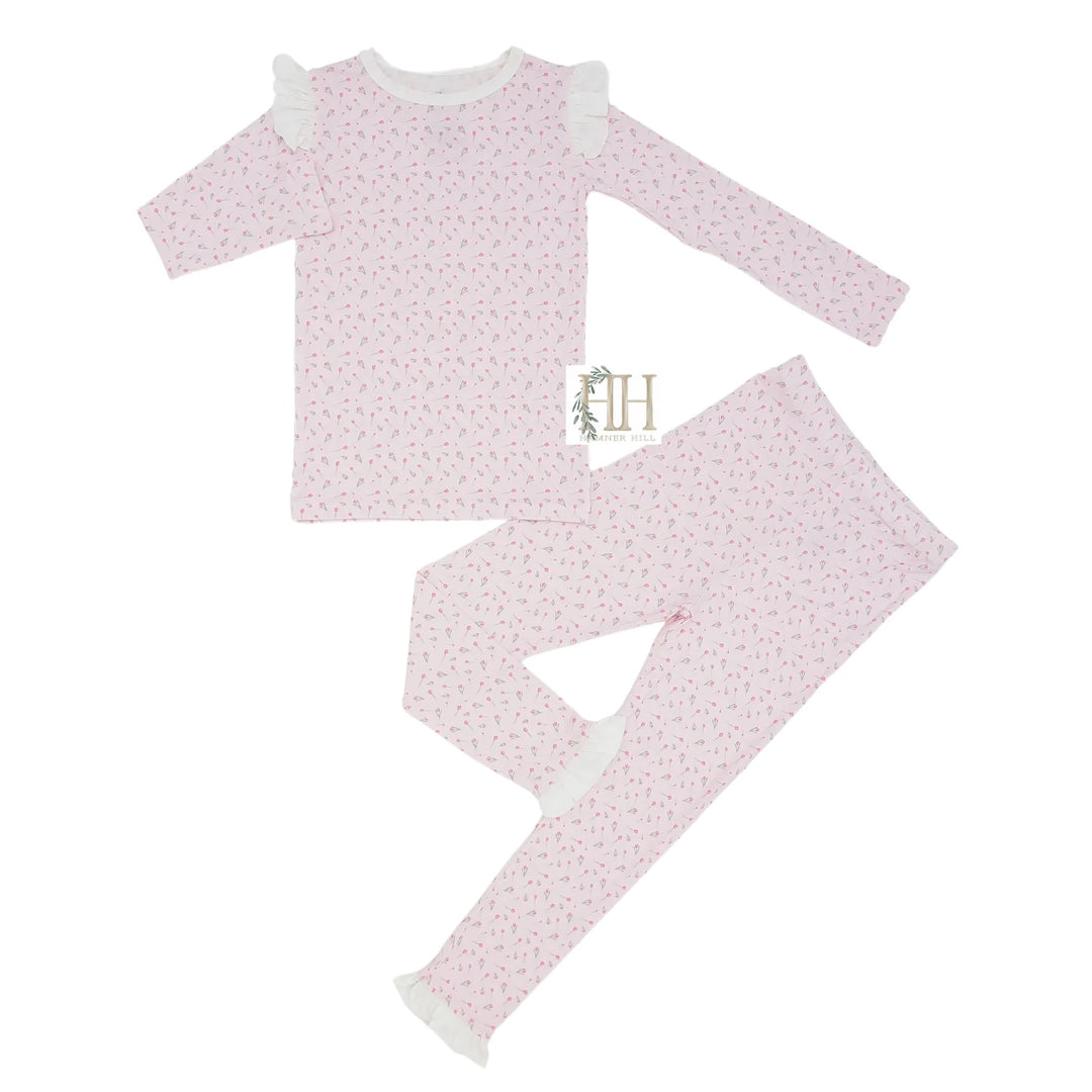 Girls Tiptoe Tulip Loungewear Set