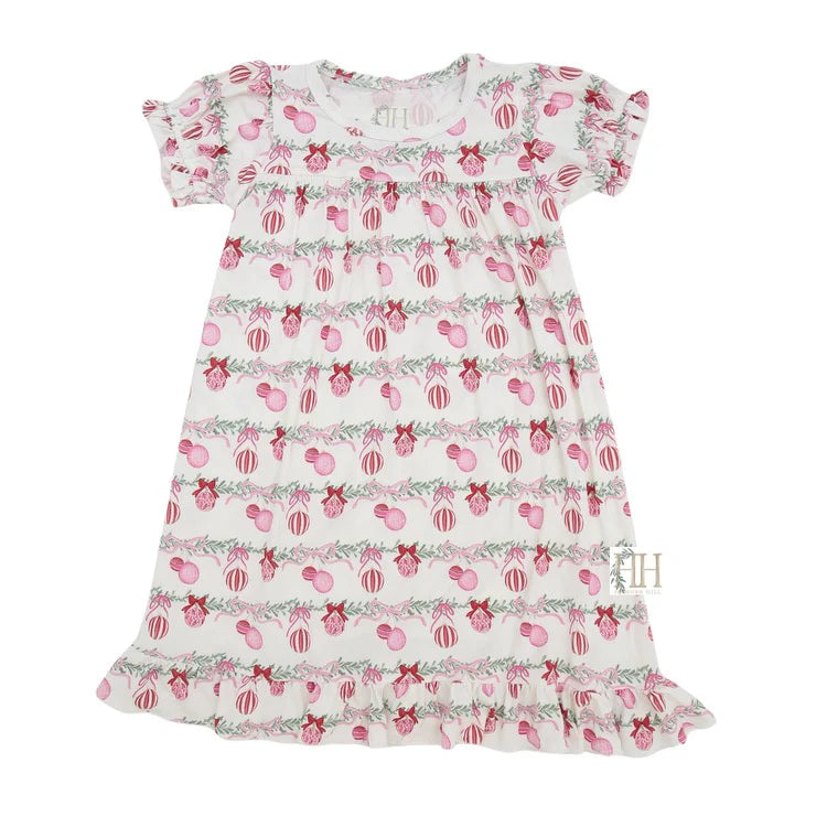 Pinkmas Joy Ornaments NIghtgown