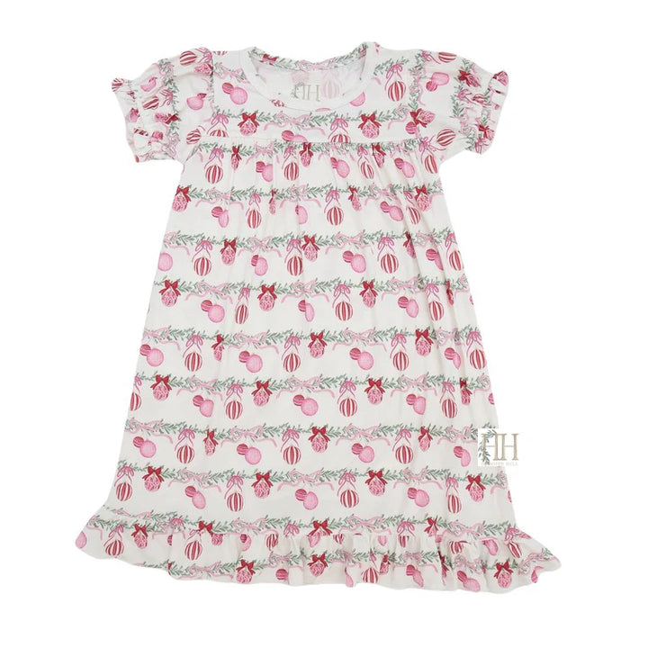 Pinkmas Joy Ornaments NIghtgown