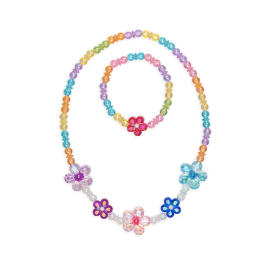 Blooming Beads Necklace & Bracelet Set