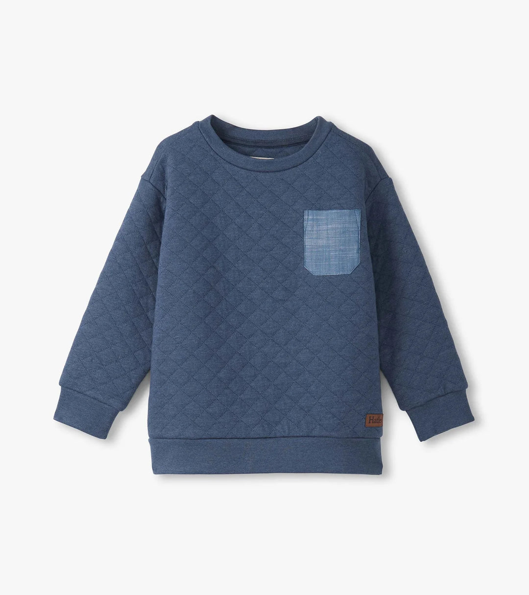 Ensign Blue Quilted Pullover
