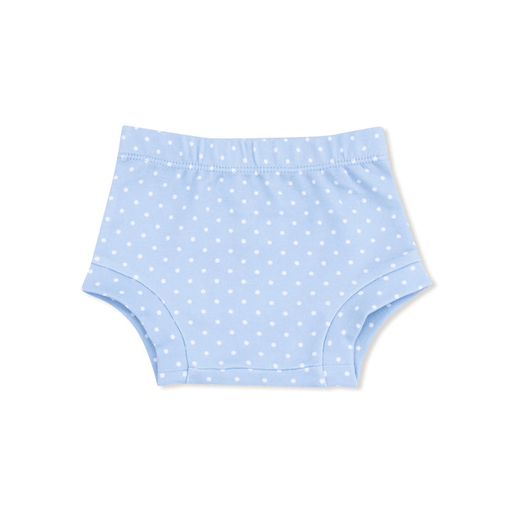 L/S Chambray blue Dot with Duck Family