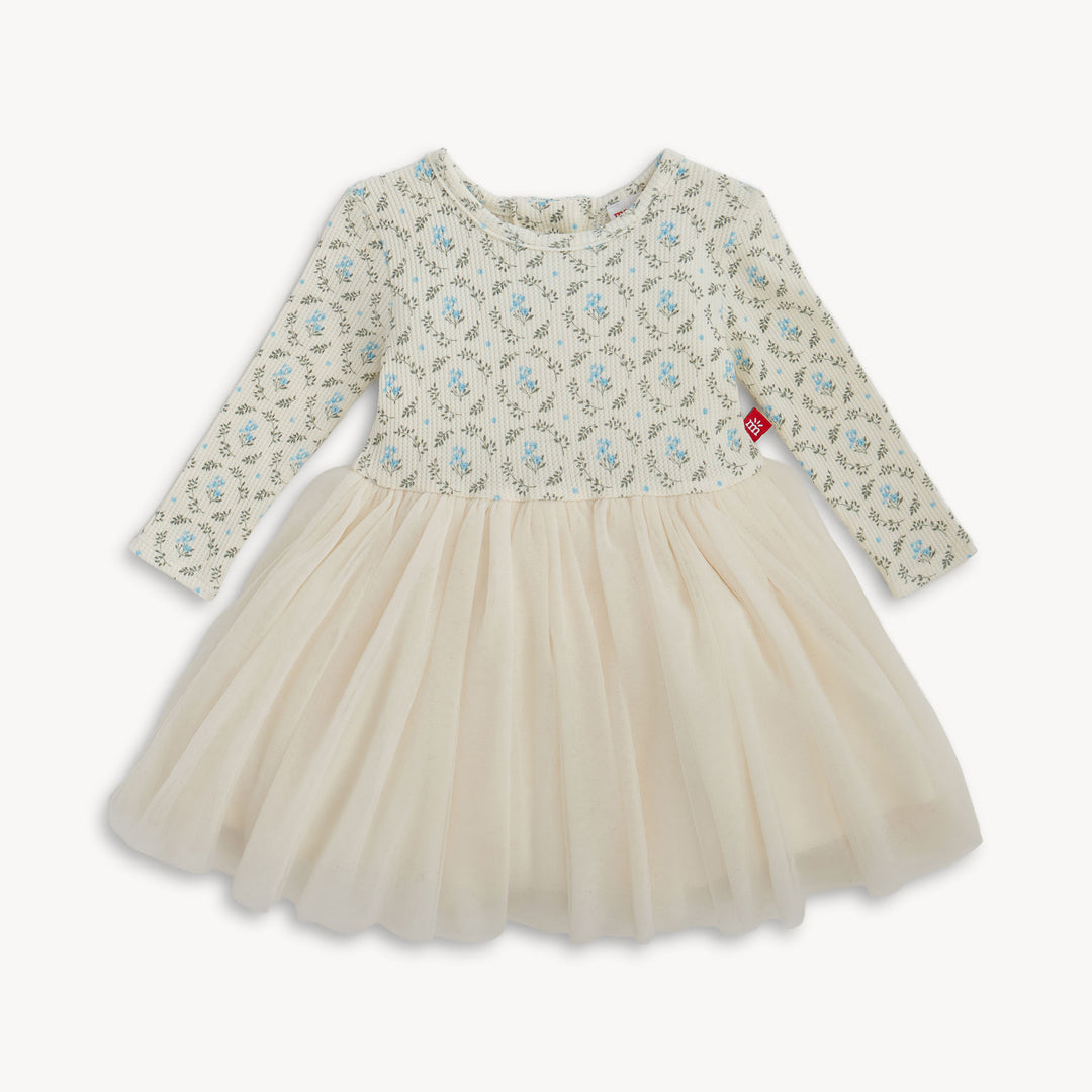 Eloise Waffle Long sleeve Dress