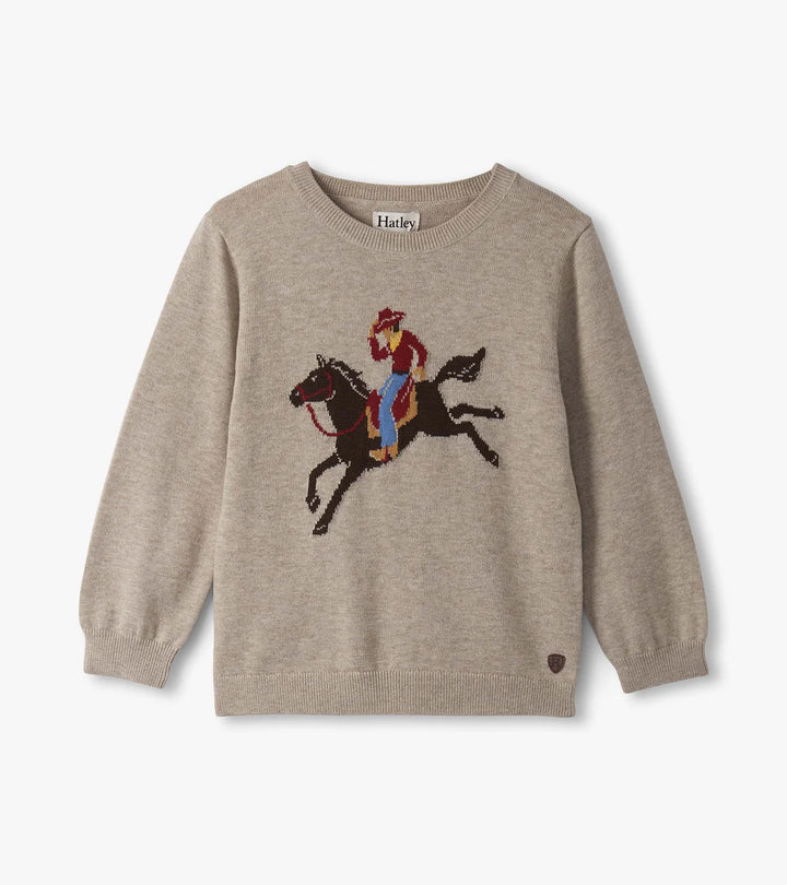 Toddler Boys Ranch Crew Neck Sweater