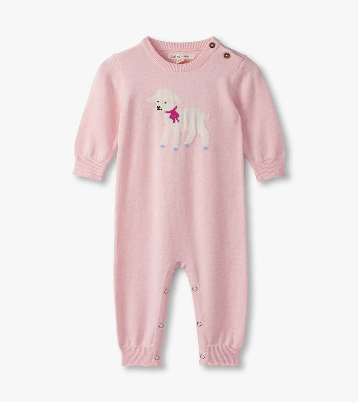 Sweet Lamb Sweater Romper