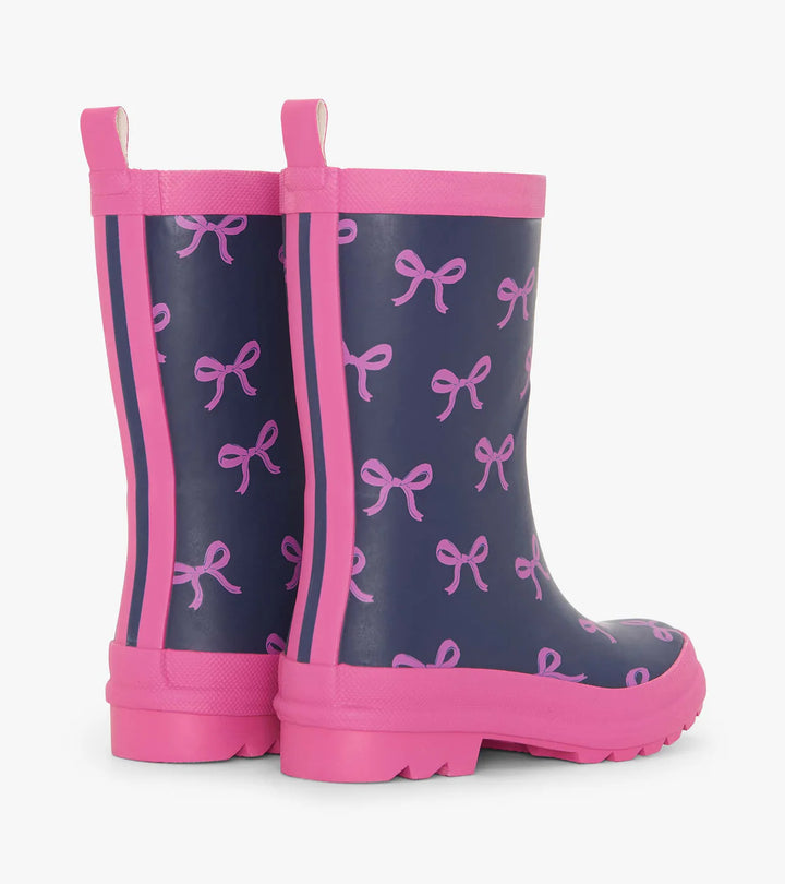 Teeny Bows Matte Rain Boots