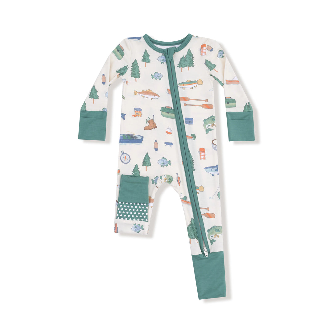 Fishing Things 2 Way Zipper Romper