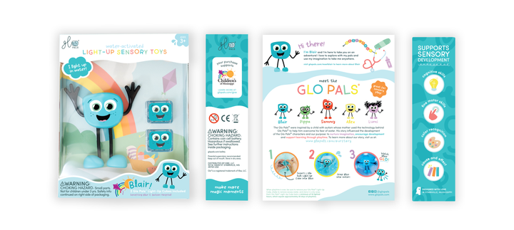 Glo Pals Character - Blue Blair