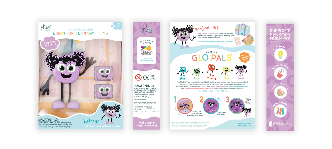 Glo Pals Character - Purple Lumi