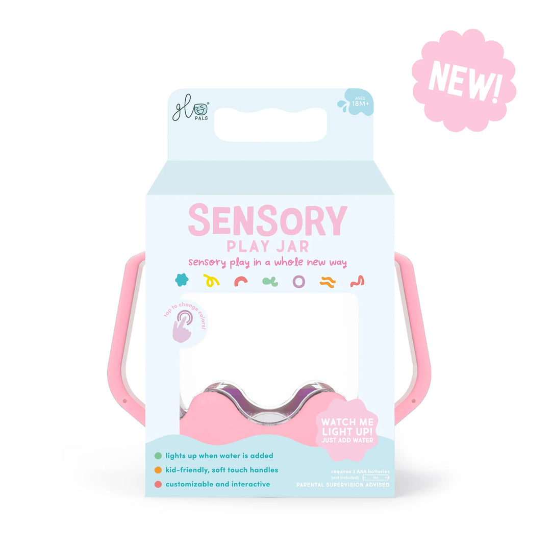 Glo Pals Sensory Jar - Bubblegum Pink