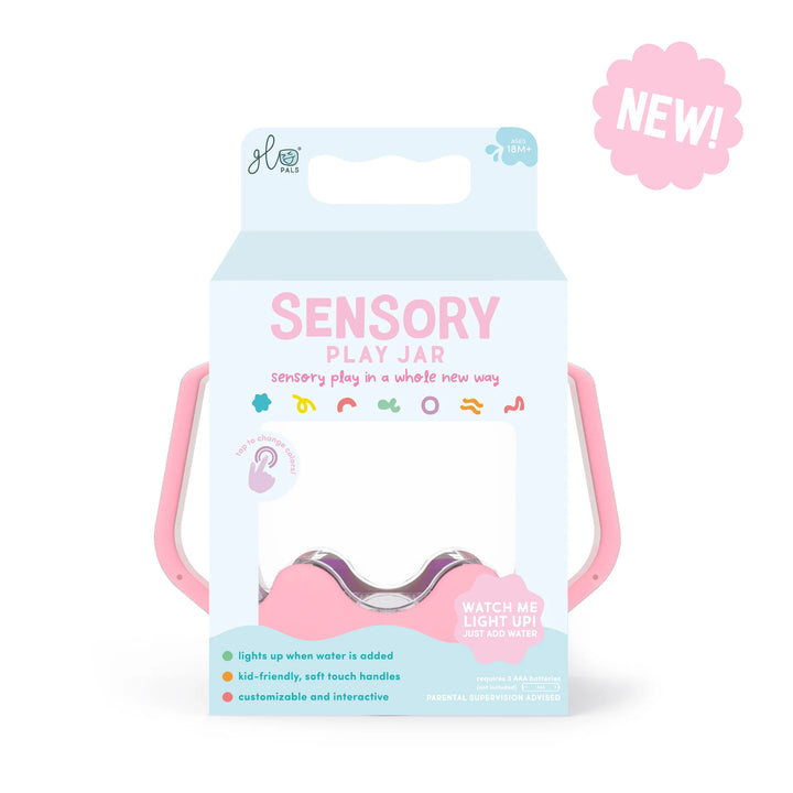 Glo Pals Sensory Jar - Bubblegum Pink
