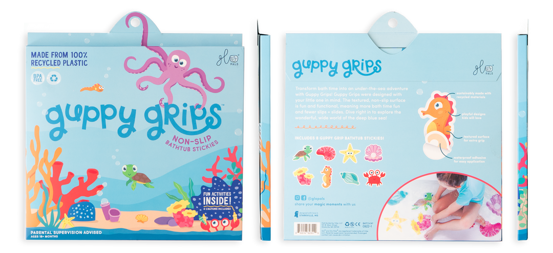 Glo Pals Bath Guppy Grips