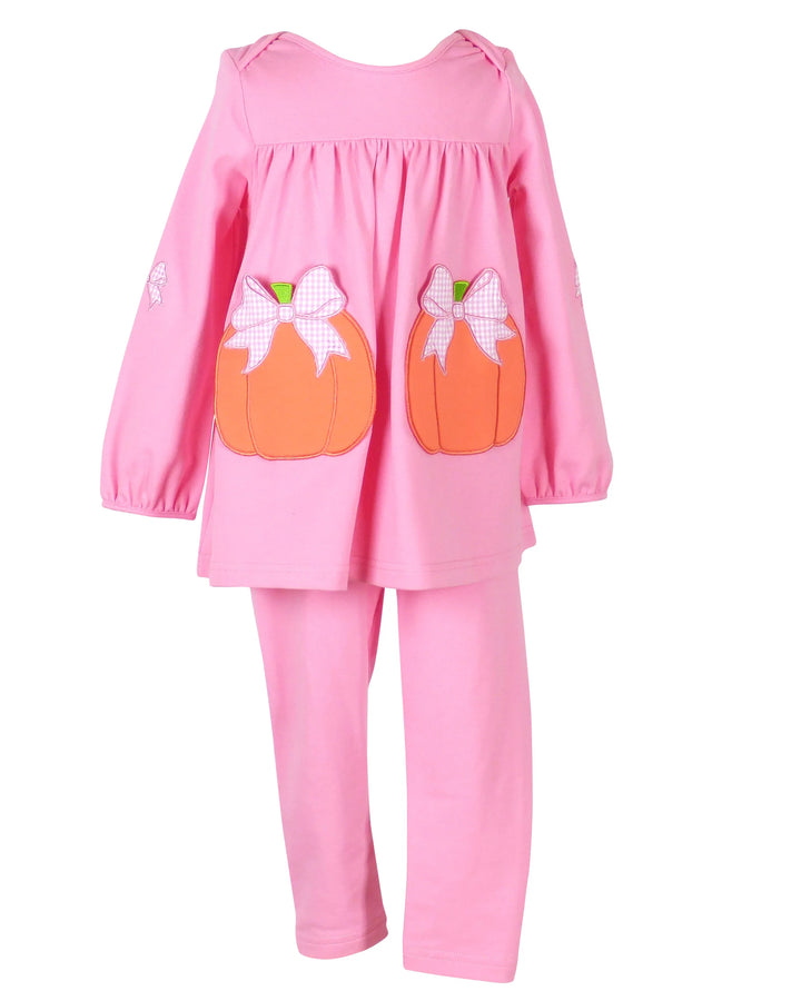 Tabby Tunic and Leggings: Pumpkins