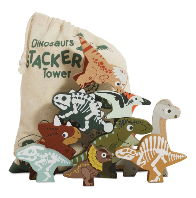 Jurassic Dinosaur Stacker & Bag
