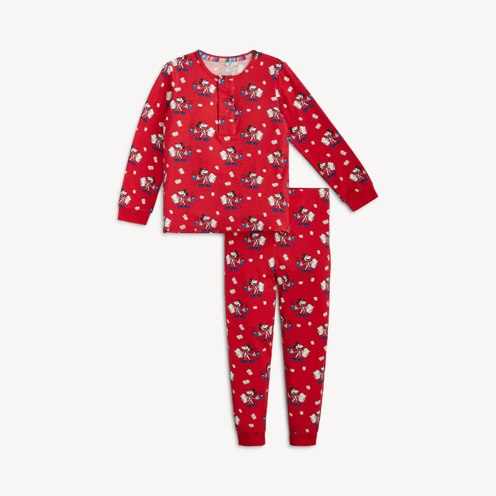 Red Cocoa Club L/S Pajama