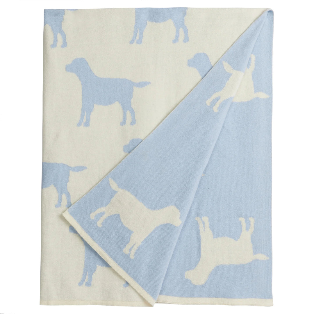 Nursery Blanket- Blue Lab