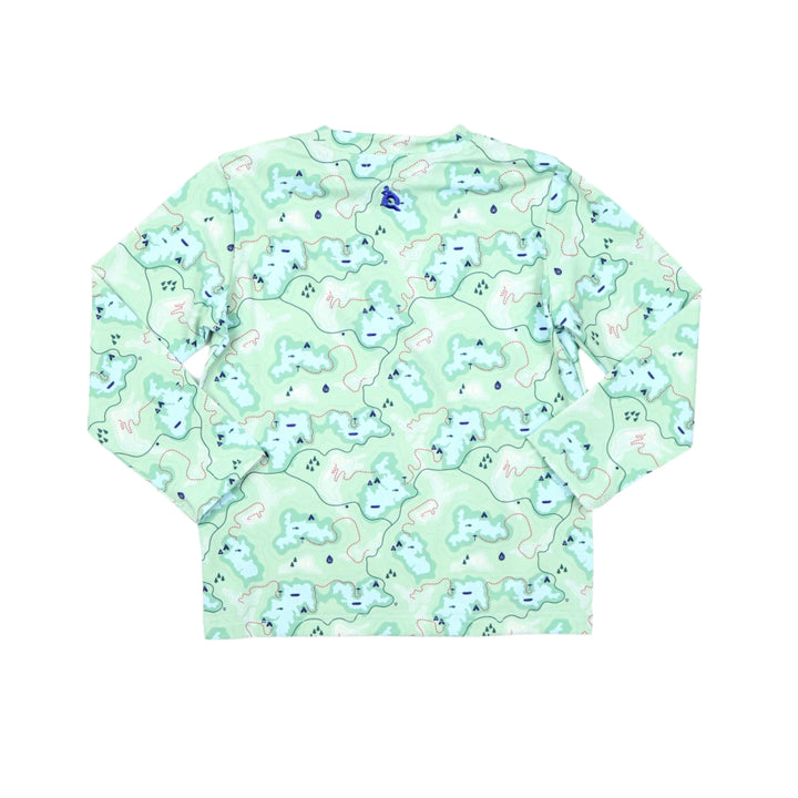 Trail Map Camo Long Sleeve Performance Tee