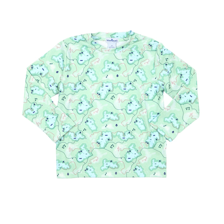 Trail Map Camo Long Sleeve Performance Tee