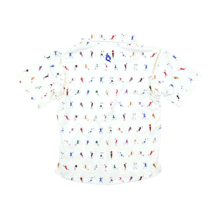 First Down Polo Short Sleeve Shirt