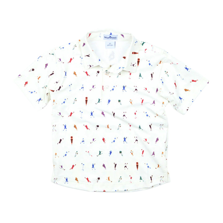 First Down Polo Short Sleeve Shirt