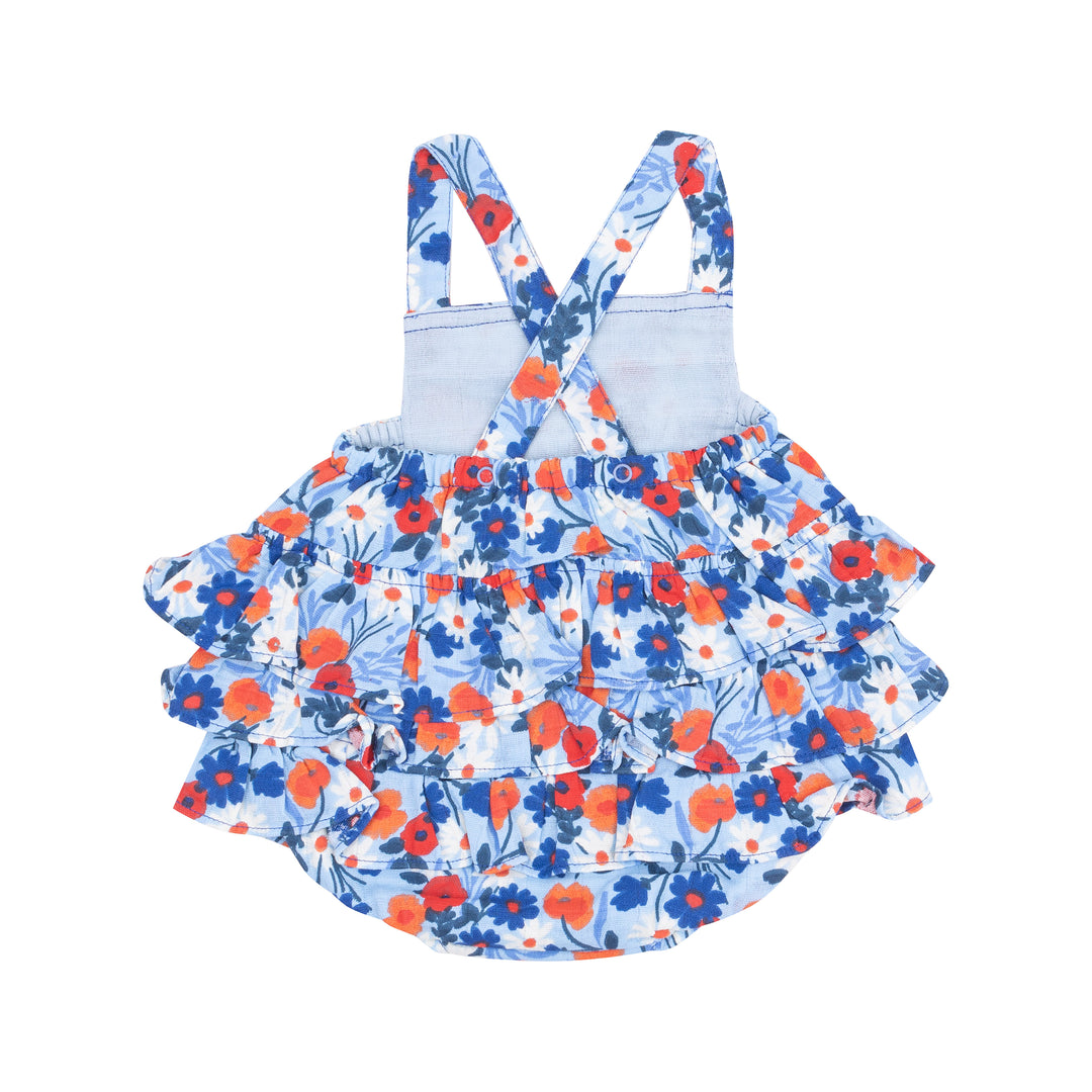 Poppy Days Ruffle Sunsuit