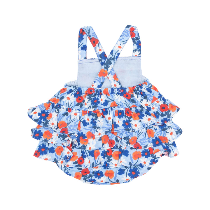 Poppy Days Ruffle Sunsuit