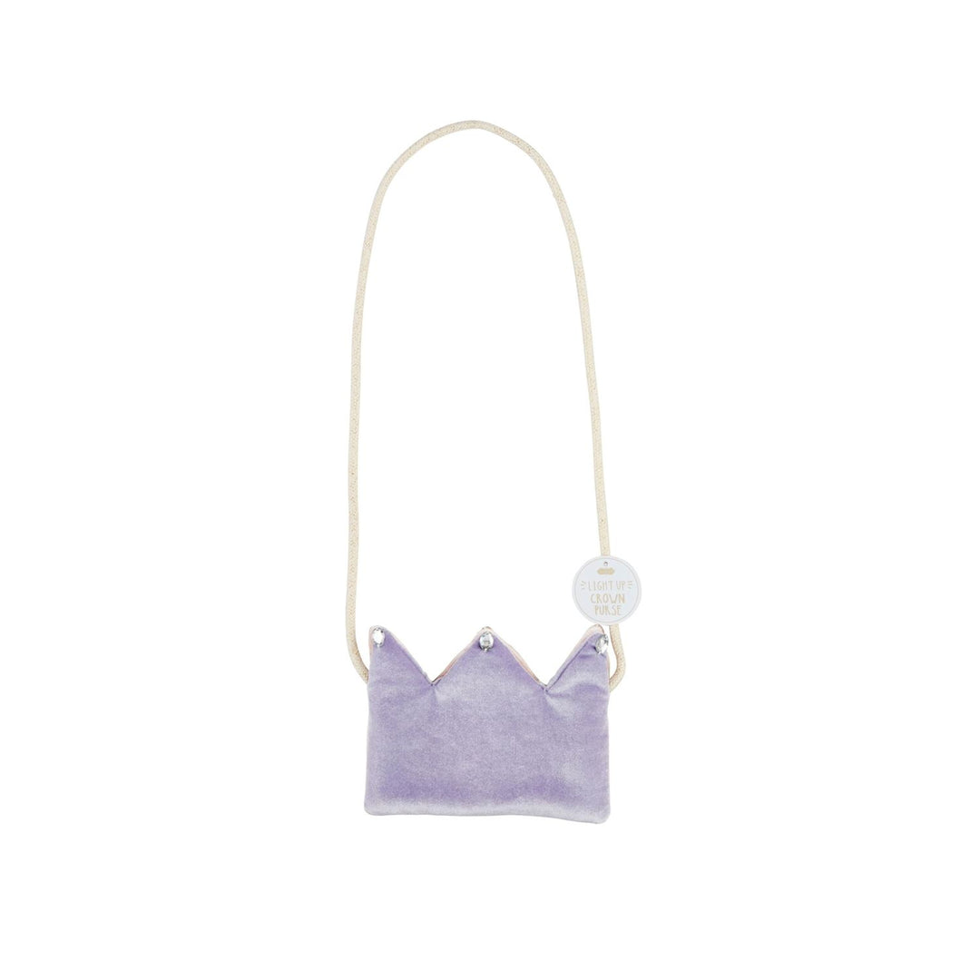 Purple Light Up Crown Purse