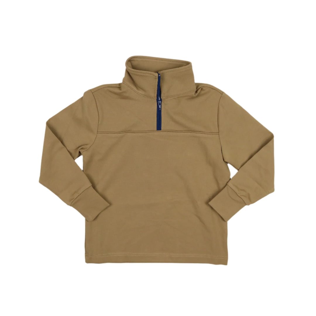 Khaki Catch Of The Day 1/4 Zip Performance Pullover