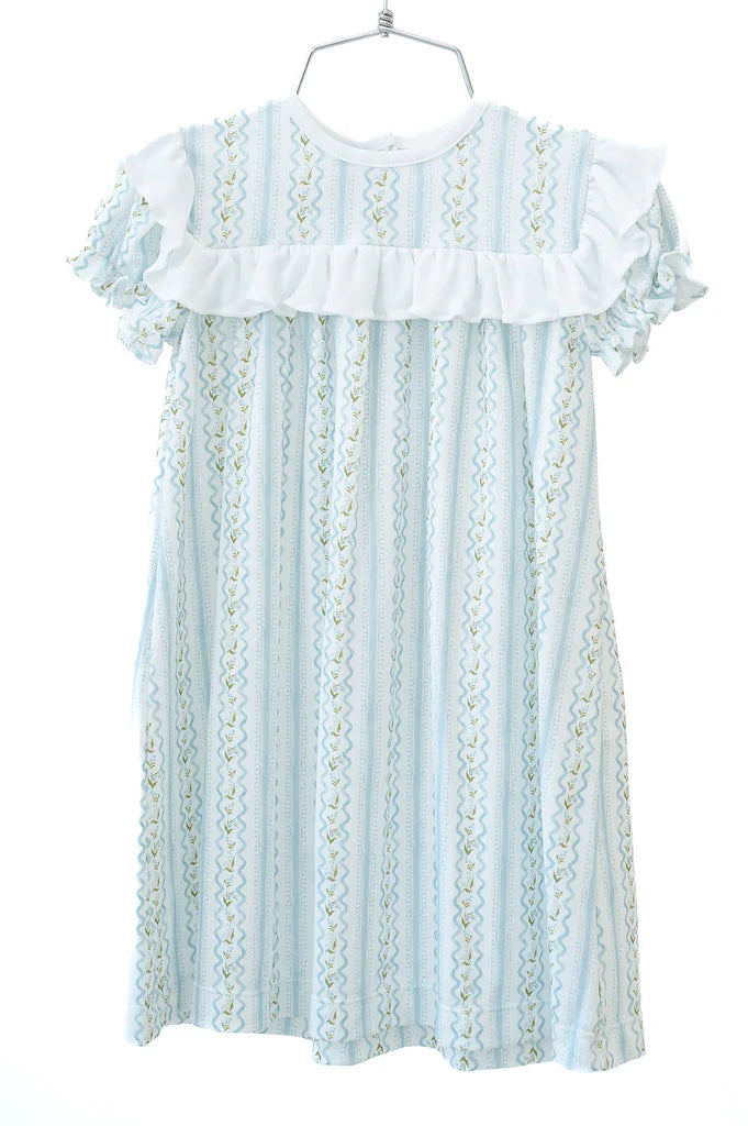 Winter Lily Ruffle Dress