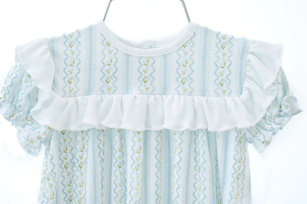 Winter Lily Ruffle Dress