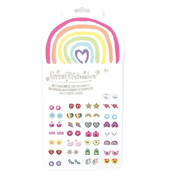 Rainbow Love Sticker Earrings