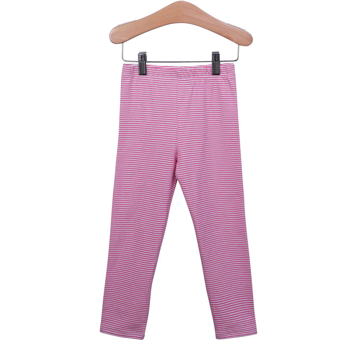 Hot Pink Stripe Leggings